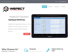 Tablet Screenshot of einspectpro.net